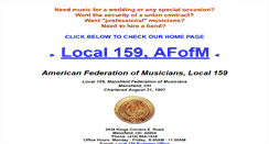 Desktop Screenshot of afmlocal159.org